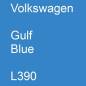 Preview: Volkswagen, Gulf Blue, L390.